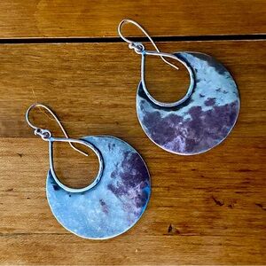 Silpada Sterling Silver 925 Half Moon Bay Earrings